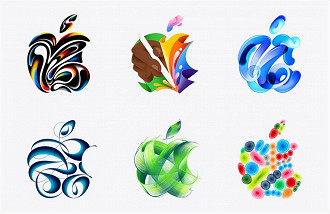 Logotipos do evento da Apple, Let Loose. Imagem: Apple/Reprodução