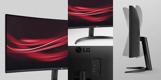 Novo monitor curvo de 34 polegadas já está disponível no Brasil. Imagem: LG/Reprodução