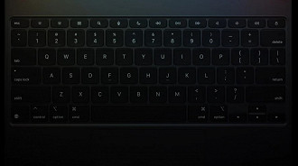 Magic Keyboard ganhou novo layoout. Imagem: Apple/Reprodução