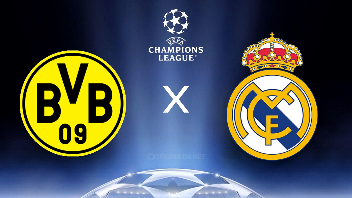 Real Madrid x Borussia Dortmund disputam a final da Champions League.