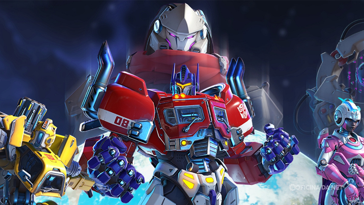 Optimus Prime, Bumblebee, Arcee e Megatron viram skins em Overwatch 2