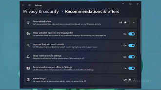 Microsoft adiciona novo recurso na tela de Configurações do Windows 11. Imagem: GizChina/Reprodução Microsoft adiciona novo recurso na tela de Configurações do Windows 11. Imagem: GizChina/Reprodução