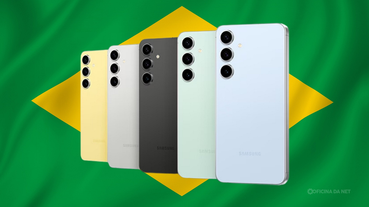 Galaxy S24 FE tem tela maior que do Galaxy S23 FE. Imagem: Samsung/Reprodução