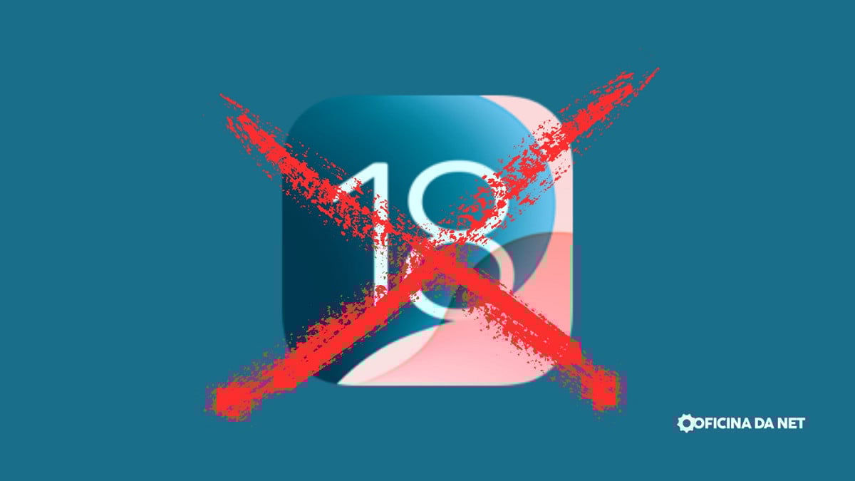 Apple dá fim ao iOS 18.0. Imagem: reprodução