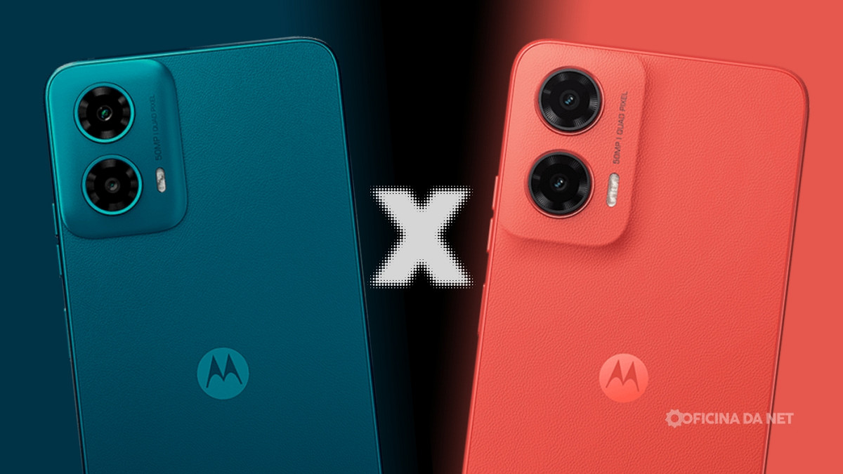 Comparativo Moto G35 vs Moto G34. Imagem: Adalton Boinaventura/ON