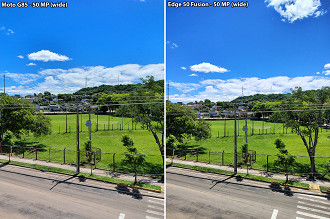 Comparativo de fotos: Moto G85 vs Edge 50 Fusion Comparativo de fotos: Moto G85 vs Edge 50 Fusion
