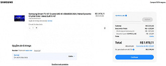 Samsung Smart TV 43 com preço imperdível nessa semana!