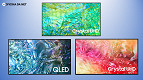 3 Smart TVs 4K da Samsung para comprar até R$ 3.000 3 Smart TVs 4K da Samsung para comprar até R$ 3.000