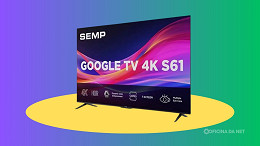 SEMP 4K S61 é lançada no Brasil com Google TV e foco em custo-benefício SEMP 4K S61 é lançada no Brasil com Google TV e foco em custo-benefício