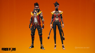 Skin do conjunto Fogo Oriental. Imagem: Oficina da Net Skin do conjunto Fogo Oriental. Imagem: Oficina da Net