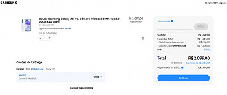 Samsung Galaxy A55 5G com 256GB em oferta nessa semana! Samsung Galaxy A55 5G com 256GB em oferta nessa semana!