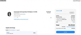 Galaxy Fit3 pela metade do preço nessa semana na loja oficial da Samsung. Galaxy Fit3 pela metade do preço nessa semana na loja oficial da Samsung.