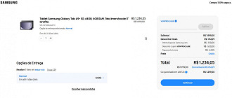 Galaxy Tab A9+5G está com 38% de desconto na Samsung!