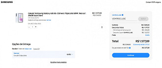 Galaxy A35 5G pela metade do preço na loja oficial da Samsung!