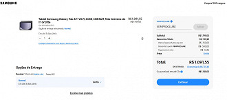 Galaxy Tab A9+ Wi-Fi por R$ 1.091,55 no site oficial da Samsung. Galaxy Tab A9+ Wi-Fi por R$ 1.091,55 no site oficial da Samsung.