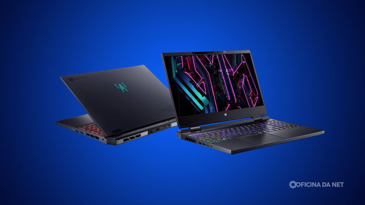 Acer lança Predator Helios Neo 16 e Neo 18. Imagem: Oficina da Net