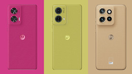 3 celulares Motorola com leitor de digitais sob a tela para comprar em 2025