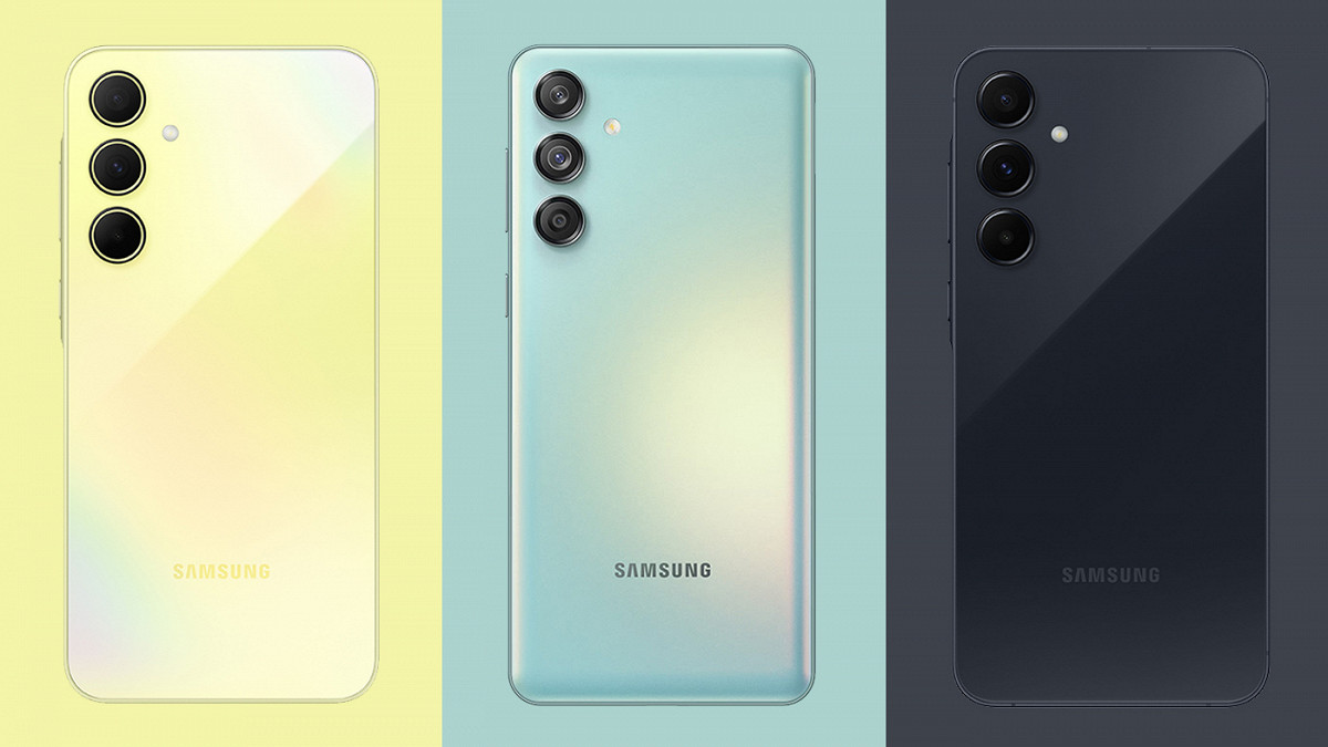 Celulares Samsung com leitor de digitais sob a tela