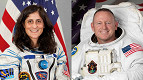 Astronautas presos no espaço há 9 meses já estão a caminho da Terra Astronautas presos no espaço há 9 meses já estão a caminho da Terra