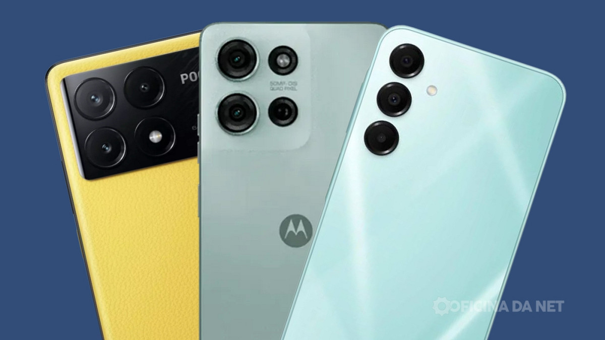 Celulares que ainda são boas opções de compra. Imagem: Oficina da Net