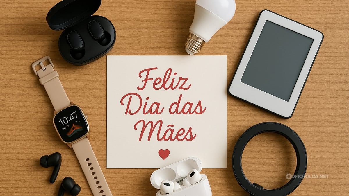 Veja 7 gadgets para dar de presente no Dia das Mães. Imagem: Oficina da Net
