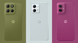 3 celulares Motorola de 256 GB para comprar até R$ 1.500