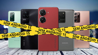 5 celulares incríveis que infelizmente NÃO vão receber o Android 15
