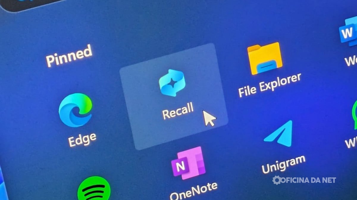 Microsoft finalmente vai lançar o Recall no Windows. Imagem: Reprodução