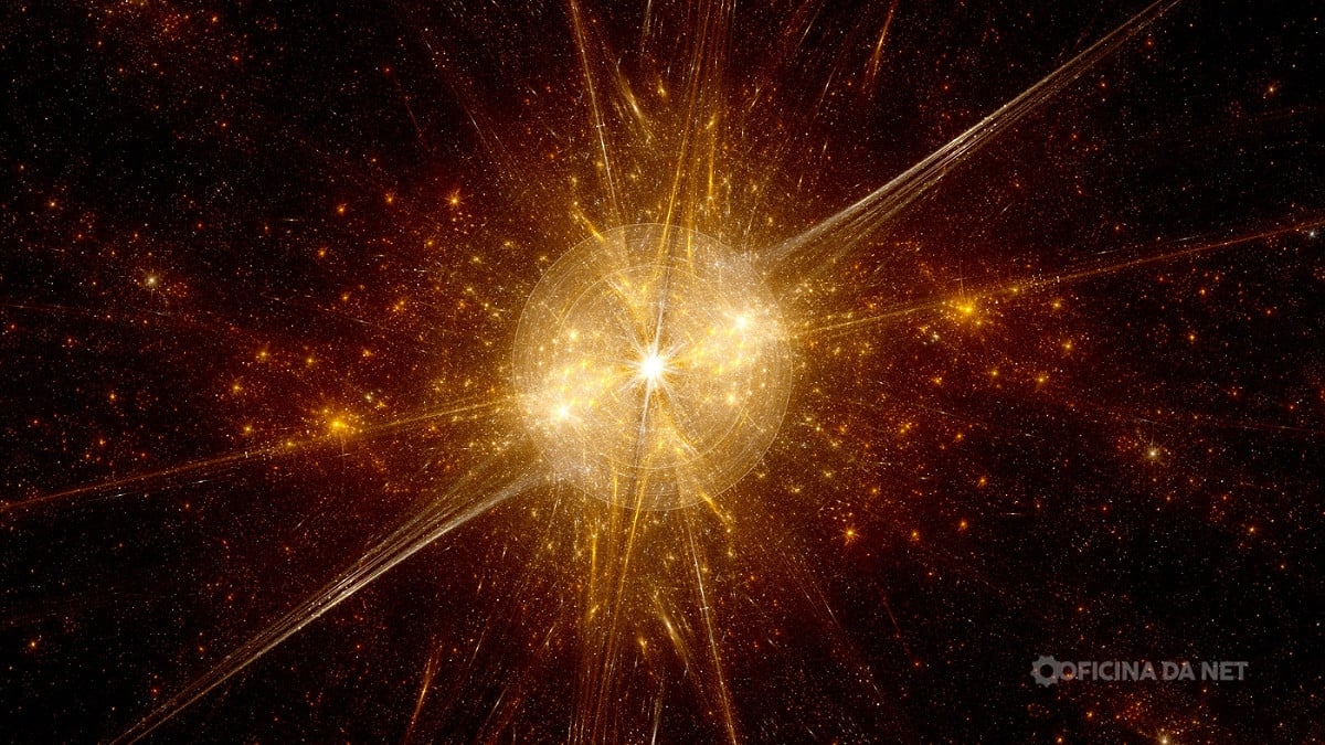 Matéria escura pode ter surgido antes do Big Bang. Imagem: Reprodução