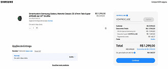 Galaxy Watch6 Classic LTE 47mm com 68% de desconto nessa semana! Galaxy Watch6 Classic LTE 47mm com 68% de desconto nessa semana!