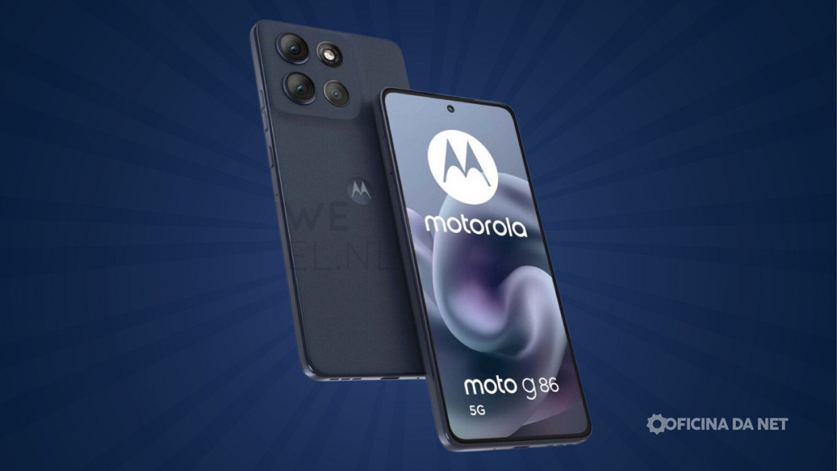 Moto G86 deve se parecer muito com o Edge 60 Fusion. Imagem: Oficina da Net