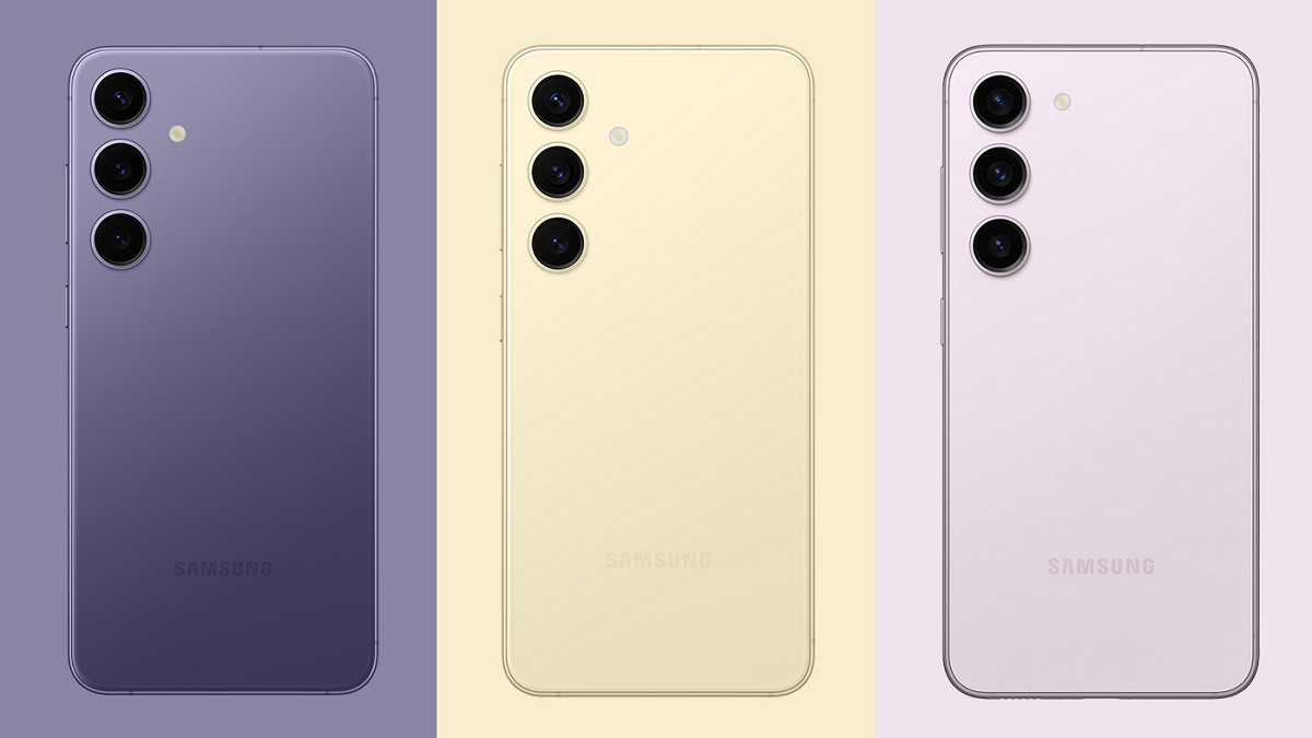 Celulares Samsung com bordas ultrafinas