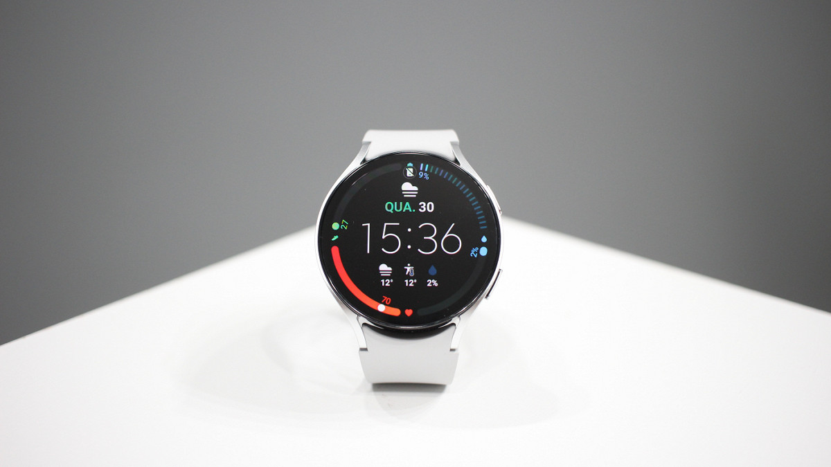 Galaxy Watch 6 recebe nova atualização de segurança. Imagem: Oficina da Net