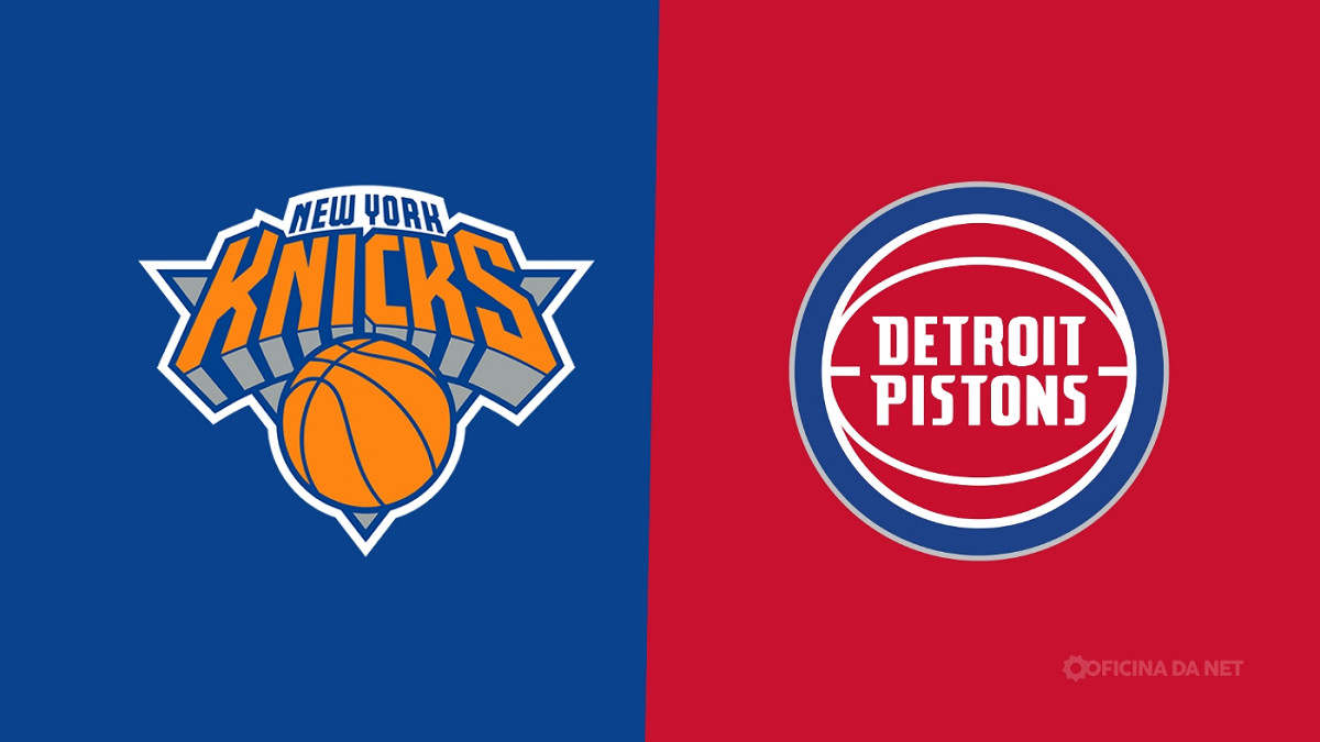 Onde assistir Knicks x Pistons pelos playoffs da NBA 2025. Imagem: Oficina da Net