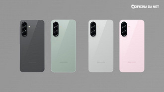 As cores do Galaxy A56 As cores do Galaxy A56