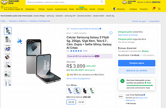 Oferta do Flip 6 no Mercado Livre Oferta do Flip 6 no Mercado Livre