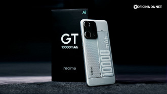 Celular realme GT conceito de 10000mAh Celular realme GT conceito de 10000mAh