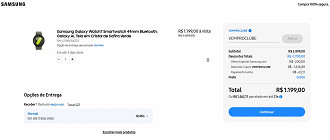Galaxy Watch7 com 59% de desconto na Samsung! Galaxy Watch7 com 59% de desconto na Samsung!