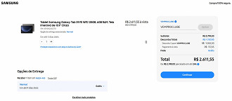 Samsung Galaxy Tab S9 FE Wifi com 31% de desconto nessa semana! Samsung Galaxy Tab S9 FE Wifi com 31% de desconto nessa semana!