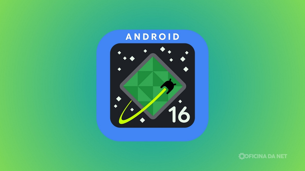 Android 16 é anunciado com design renovado. Imagem: Oficina da Net