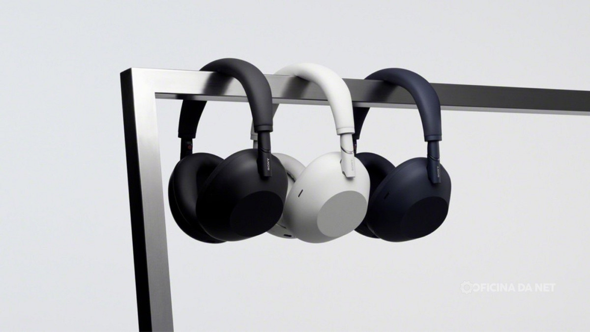 Sony WH-1000XM6 é lançado com design dobrável e som impecável. Imagem: Reprodução