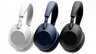 Sony WH-1000XM6. Imagem: Sony/Reprodução Sony WH-1000XM6. Imagem: Sony/Reprodução