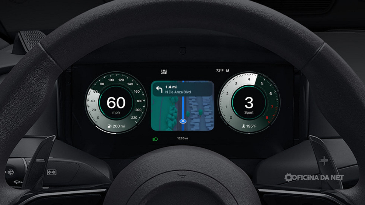 Apple finalmente lança CarPlay Ultra, mas você não vai poder usar. Imagem: Oficina da Net