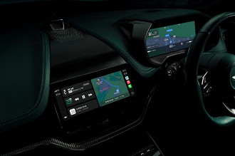 Apple CarPlay Ultra no Aston Martin. Imagem: Aston Martin/Reprodução