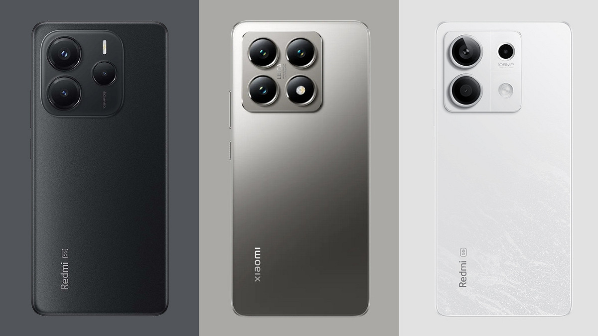 Celulares ultrafinos da Xiaomi