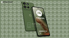 Moto G56 vaza em imagens mostrando três opções de cores