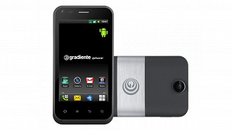 Gradiente iPhone, lançado pela empresa brasileiro em 2002. Gradiente iPhone, lançado pela empresa brasileiro em 2002.