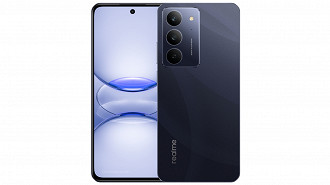 Esse é o realme C75x lançado na Malásia, exatamente idêntico ao RMX3963. Imagem: Oficina da Net Esse é o realme C75x lançado na Malásia, exatamente idêntico ao RMX3963. Imagem: Oficina da Net