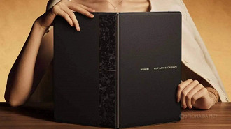 MateBook X Fold Ultimate. Imagem: Huawei/Reprodução MateBook X Fold Ultimate. Imagem: Huawei/Reprodução