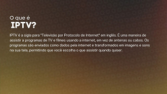 O que é IPTV? Imagem: Oficina da Net O que é IPTV? Imagem: Oficina da Net